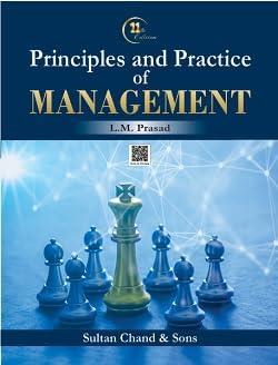 Book cover number 1 for Principles And Practice Of Management written by L. M. Prasad published by Sultan Chand & Sons