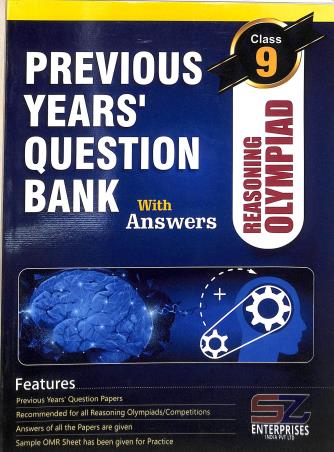 Book cover number 1 for Previous Years' Question Bank With Answers Reasoning Olympiad Class 9 written by NA published by Silverzone Enterprises India Pvt. Ltd.