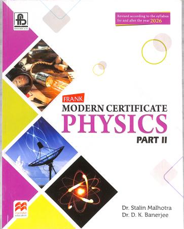 Book cover number 1 for Frank Modern Certificate Physics Part 2 Class 10 (2026) written by Stalin Malhotra published by Frank Bros. & Co.