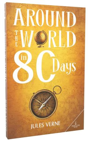 Book cover number 1 for Around The World In 80 Days written by Jules Verne published by Timeless Books