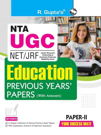 Book cover number 1 for R. Gupta NTA-UGC-NET/JRF : Education Previous Years' Papers (With Answers) Paper-2 written by NA published by Ramesh Publishing House
