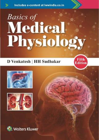 Book cover number 1 for Basics Of Medical Physiology written by D. Venkatesh, Sudhakar H. H. published by Wolters Kluwer