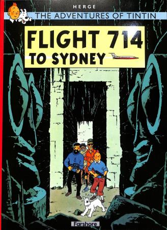 Book cover number 1 for The Adventures Of Tintin : Flight 714 To Sydney written by Herge published by Farshore