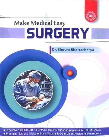 Book cover number 1 for Make Medical Easy Surgery written by Shuvro Bhattacharya published by Techno World