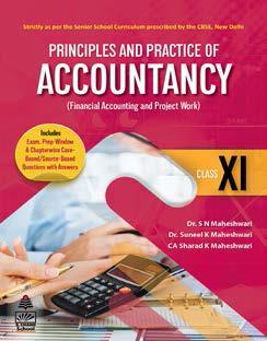 Book cover number 1 for Principles And Practice Of Accountancy Class 11 written by S. N. Maheshwari, Suneel K. Maheshwari, Sharad K. Maheshwari published by S. Chand Publishing
