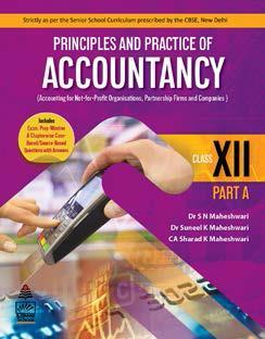 Book cover number 1 for Principles And Practice Of Accountancy Class 12 (Part A) written by S. N. Maheshwari, Suneel K. Maheshwari, Sharad K. Maheshwari published by S. Chand Publishing