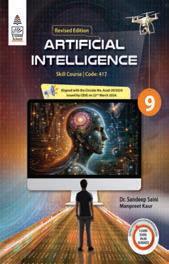 Book cover number 1 for Artificial Intelligence Class 9 written by Manpreet Kaur, Sandeep Saini published by S. Chand Publishing