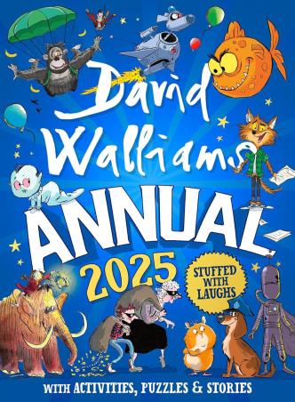 Book cover number 1 for David Walliams Annual 2025 written by David Walliams published by Penguin Books