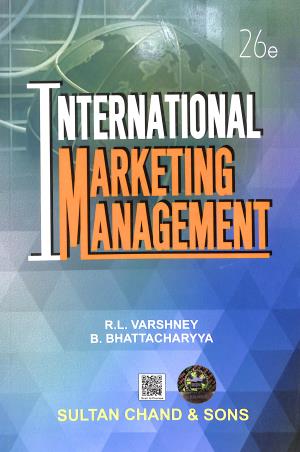 Book cover number 1 for International Marketing Management written by B. Bhattacharyya, R. L. Varshney published by Sultan Chand & Sons