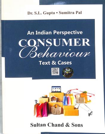 Book cover number 1 for An Indian Perspective Consumer Behaviour : Text & Cases written by S. L. Gupta, Sumitra Pal published by Sultan Chand & Sons