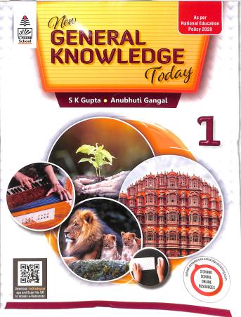 Book cover number 1 for New General Knowledge Today Class 1 (NEP 2020) written by S. K. Gupta, Anubhuti Gangal published by S. Chand Publishing