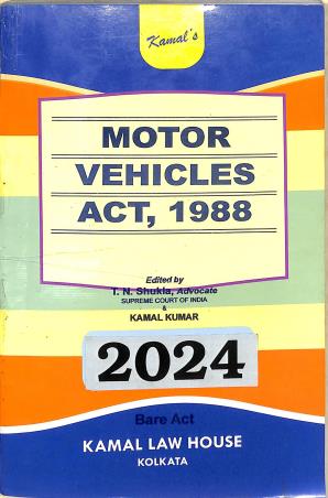 Book cover number 1 for Motor Vehicles Act, 1988 (2024) written by NA published by Kamal Law House