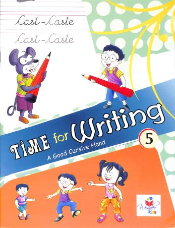 Book cover number 1 for Time For Writing 5 (A Good Cursive Hand) written by NA published by Wonder Kids