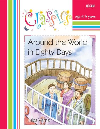 Book cover number 1 for Around The World In Eighty Days written by Jules Verne published by Occam