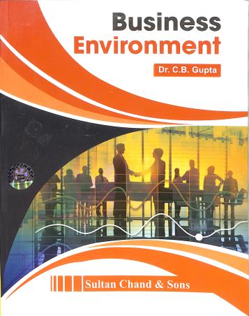 Book cover number 1 for Business Environment written by C. B. Gupta published by Sultan Chand & Sons