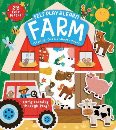Book cover number 1 for Felt Play & Learn : Farm written by Amber Lily published by Imagine That Publishing Ltd