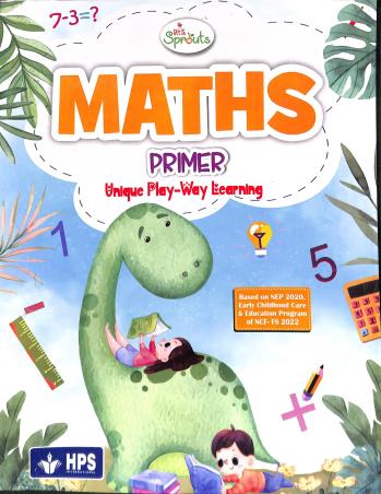 Book cover number 1 for Maths Primer - Unique Play Way Learning written by NA published by HPS International Pvt. Ltd.