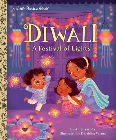 Book cover number 1 for Diwali : A Festival Of Lights written by Anita Yasuda published by Golden Books