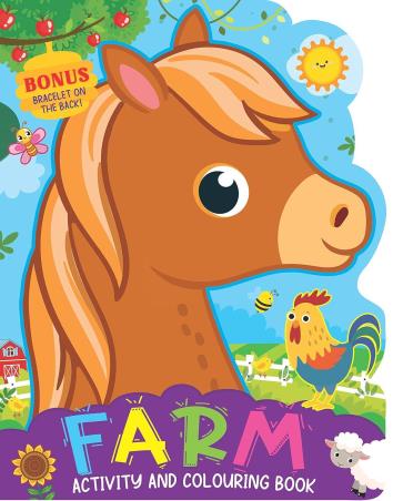 Book cover number 1 for Farm Activity and Colouring Book written by NA published by Dreamland Publications