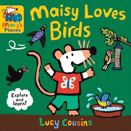 Book cover number 1 for Maisy Loves Birds written by Lucy Cousins published by Walker Books
