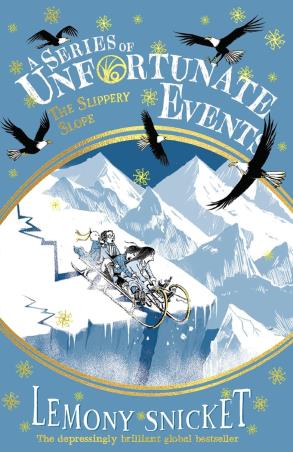 Book cover number 1 for A Series Of Unfortunate Events : The Slippery Slope written by Lemony Snicket published by Farshore