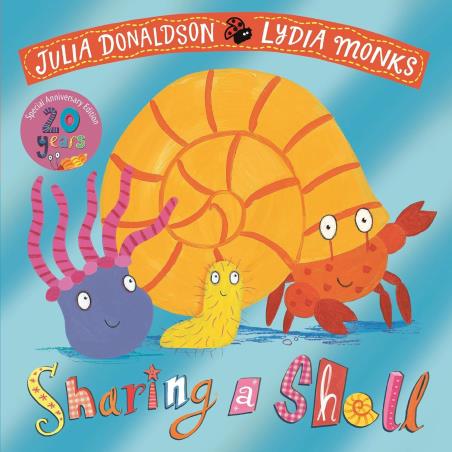 Book cover number 1 for Sharing A Shell written by Julia Donaldson published by Macmillan India Limited