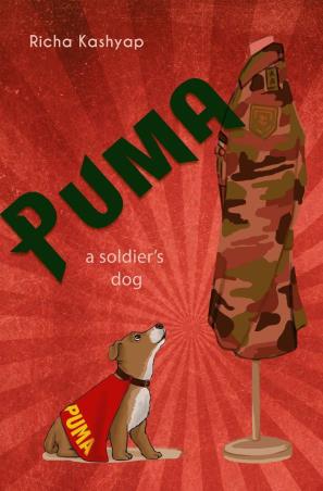 Book cover number 1 for Puma - A Soldier's Dog written by Richa Kashyap published by ‎Quignog