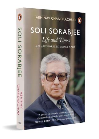 Book cover number 1 for Soli Sorabjee : Life And Times written by Abhinav Chandrachud published by Penguin Books
