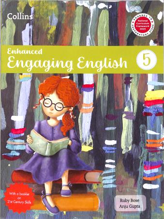 Book cover number 1 for Collins Enhanced Engaging English Preparatory Stage 5 (NCF 2023) written by Anju Gupta, Ruby Bose published by Harper Collins Publishers