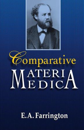 Book cover number 1 for Comparative Materia Medica written by E. A. Farrington published by B. Jain Publishers (P) Ltd.