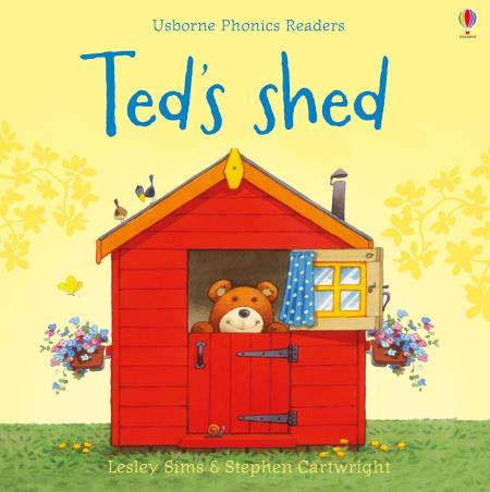 Book cover number 1 for Ted's Shed (Usborne Phonics Readers) written by Lesley Sims published by Scholastic