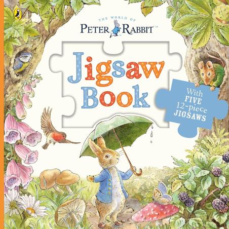 Book cover number 1 for Peter Rabbit Jigsaw Book written by Beatrix Potter published by Puffin