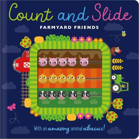 Book cover number 1 for Count And Slide Farmyard Friends written by Alice Fewery published by Make Believe Ideas Ltd.