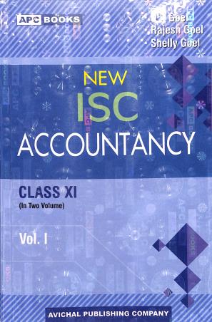 Book cover number 1 for APC New ISC Accountancy Class 11 Vol. 1 & 2 (2027) written by D. K. Goel, Rajesh Goel, Shelly Goel published by Avichal Publishing Company
