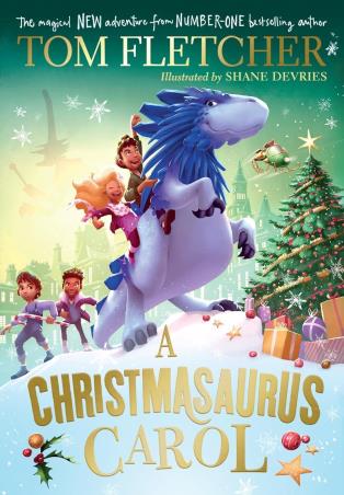 Book cover number 1 for A Christmasaurus Carol written by Tom Fletcher published by Puffin