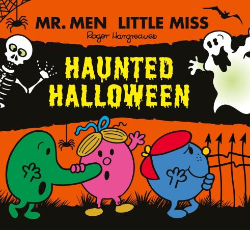 Book cover number 1 for Mr Men Little Miss : Haunted Halloween written by Adam Hargreaves published by Farshore