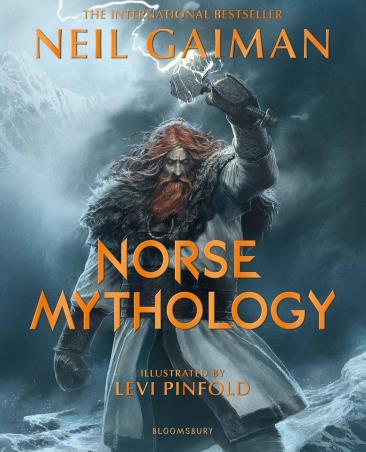 Book cover number 1 for Norse Mythology written by Neil Gaiman published by Bloomsbury Publishing