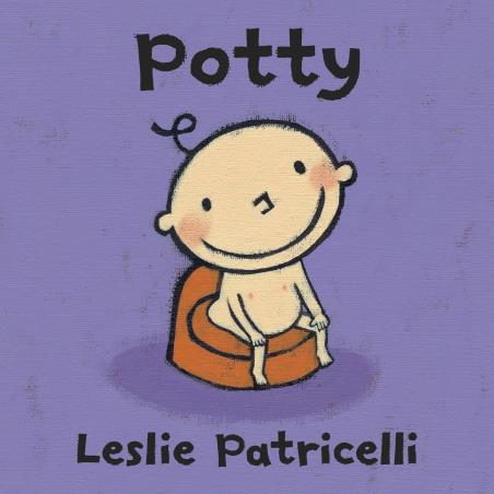 Book cover number 1 for Potty written by Leslie Patricelli published by Candlewick Press