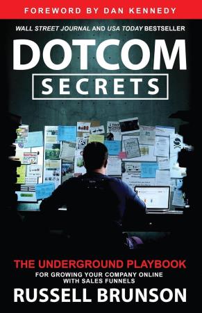 Book cover number 1 for Dotcom Secrets written by Russell Brunson published by Hay House