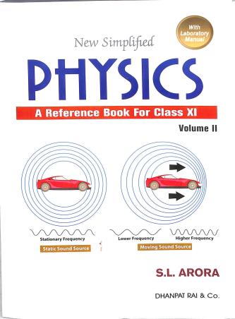 Book cover number 3 for New Simplified Physics Class 11 Volume 1 & 2 (Set Of 3 Books) 2025 Edition written by S. L. Arora published by Dhanpat Rai & Co. (Pvt.) Ltd.