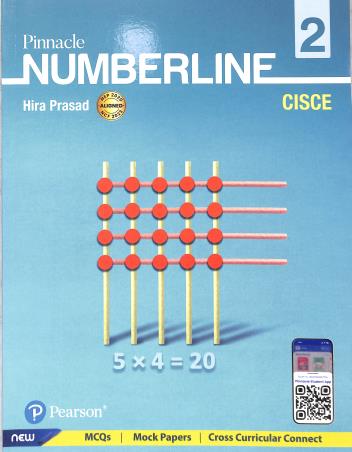 Book cover number 1 for Pinnacle Number Line 2 (CISCE) NEP 2020 / NCF 2023 written by Hira Prasad published by Pearson Education