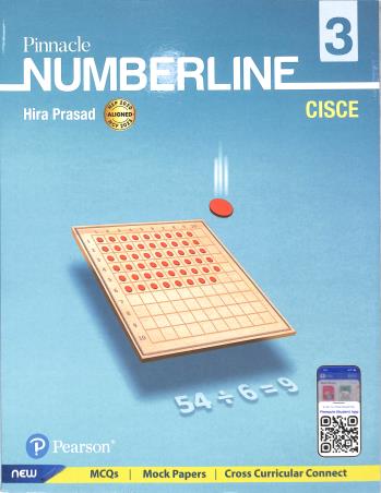Book cover number 1 for Pinnacle Number Line 3 (CISCE) NEP 2020 / NCF 2023 written by Hira Prasad published by Pearson Education