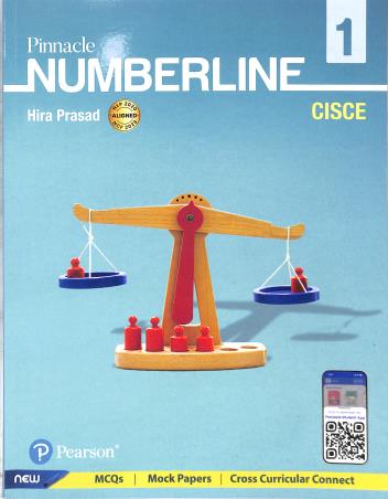 Book cover number 1 for Pinnacle Number Line 1 (CISCE) NEP 2020 / NCF 2023 written by Hira Prasad published by Pearson Education