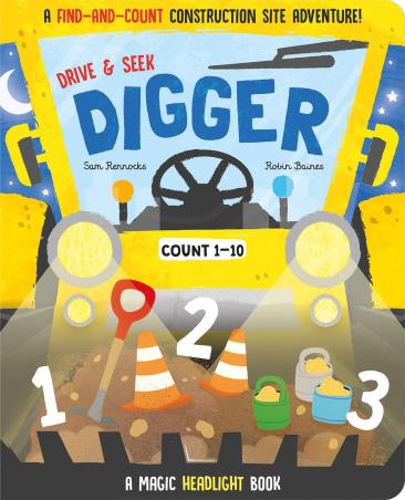 Book cover number 1 for Drive & Seek : Digger Count 1 - 10 written by Jenny Copper published by Imagine That Publishing Ltd
