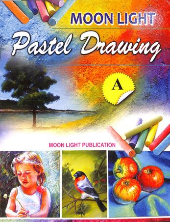 Book cover number 1 for Moonlight Pastel Drawing A written by Sarat Show published by Moonlight Publication