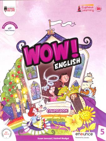 Book cover number 1 for Wow! English Coursebook 5 (NCF 2022-23) written by Susan Lannuzzi, Vaishali Mudgal published by Proficiency Learning Solutions Private Limited