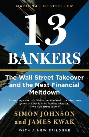 Book cover number 1 for 13 Bankers written by Simon Johnson, James Kwak published by Vintage