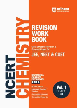 Book cover number 1 for NCERT Revision Workbook Chemistry Volume 1 Class 11 (JEE, NEET & CUET) written by Pooja Yadav, Jaya Bajpai published by Arihant Prakashan