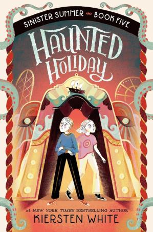Book cover number 1 for Haunted Holiday written by Kiersten White published by Yearling