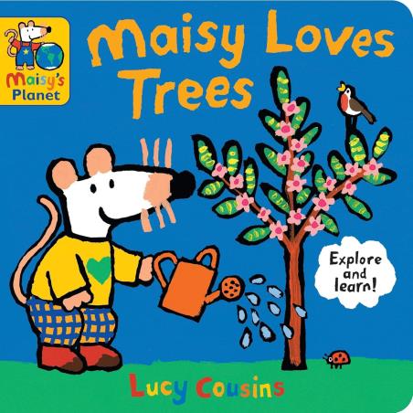 Book cover number 1 for Maisy Loves Trees written by Lucy Cousins published by Walker Books